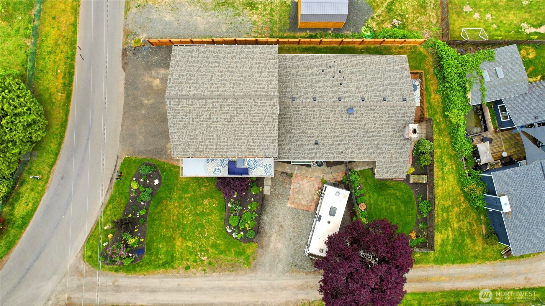 2417 Cedar Street East Port Orchard, WA 98366 - Photo 2 of 40 an aerial view of a house with a garden