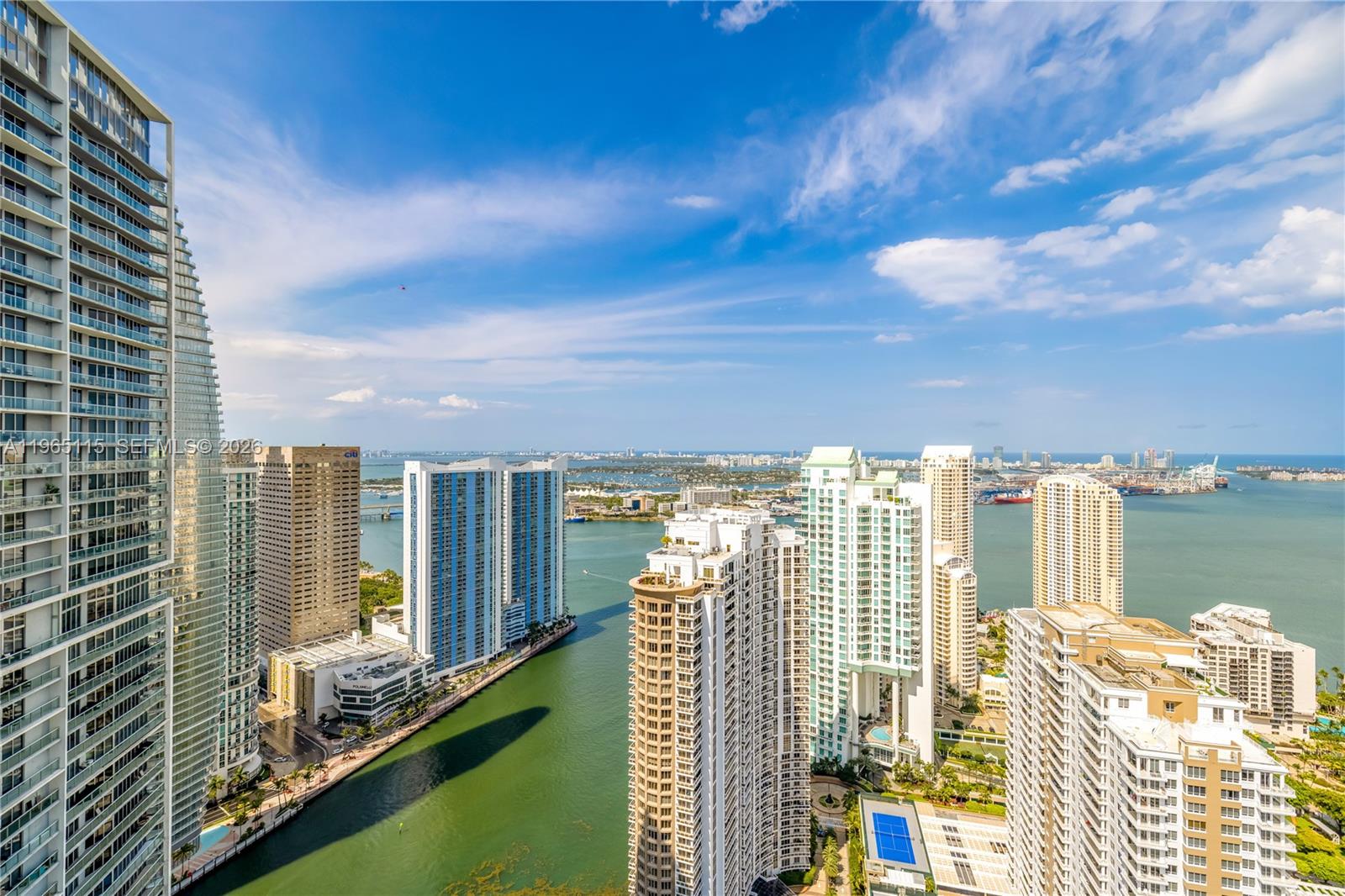 495 Brickell Avenue, Unit 4704 Miami, FL 33131 - Photo 23 of 24 a view of balcony with city view