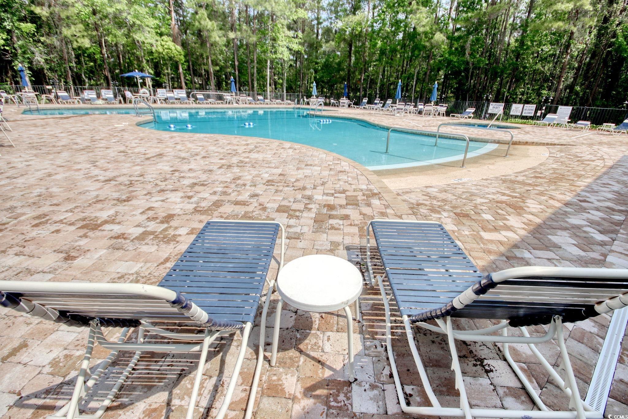 47 Pinfeather Drive Murrells Inlet, SC 29576 - Photo 33 of 35 Community pool with a patio and view of scattered trees