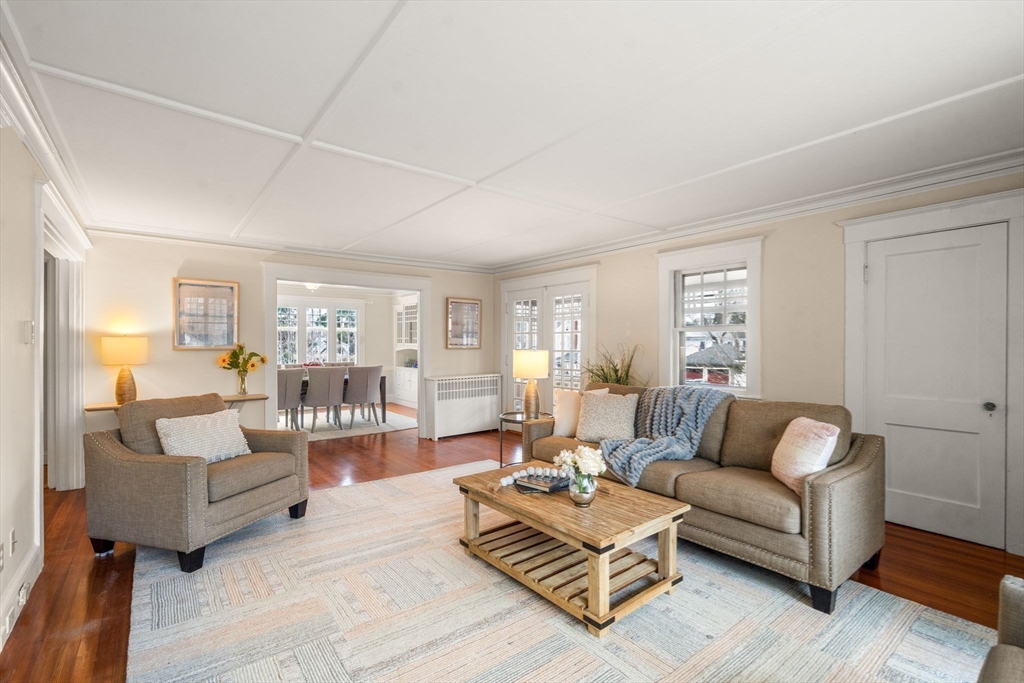 12 Leighton Road Wellesley, MA 02482 - Photo 8 of 34 a living room with furniture and a wooden floor
