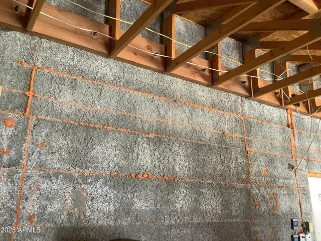 a roof deck with a yard