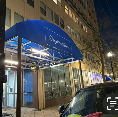 a view of under an umbrella