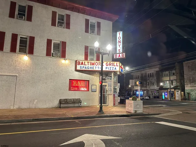 a view of a building from a window