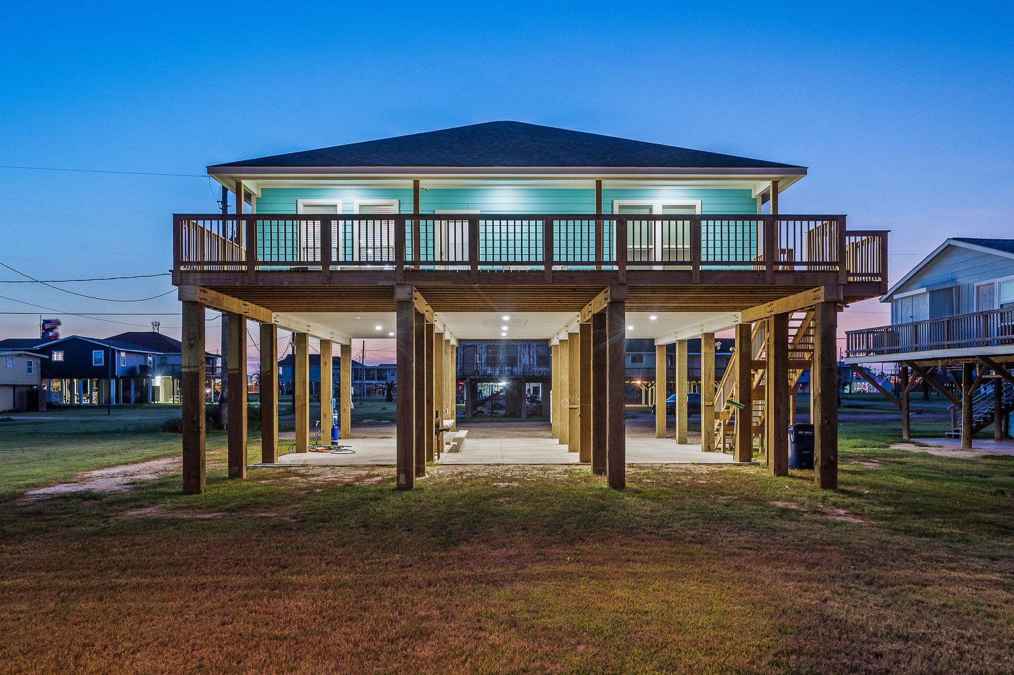 305 Jettyview Road, Unit A Surfside Beach, TX 77541 - Photo 1 of 41 a view of a building with a porch