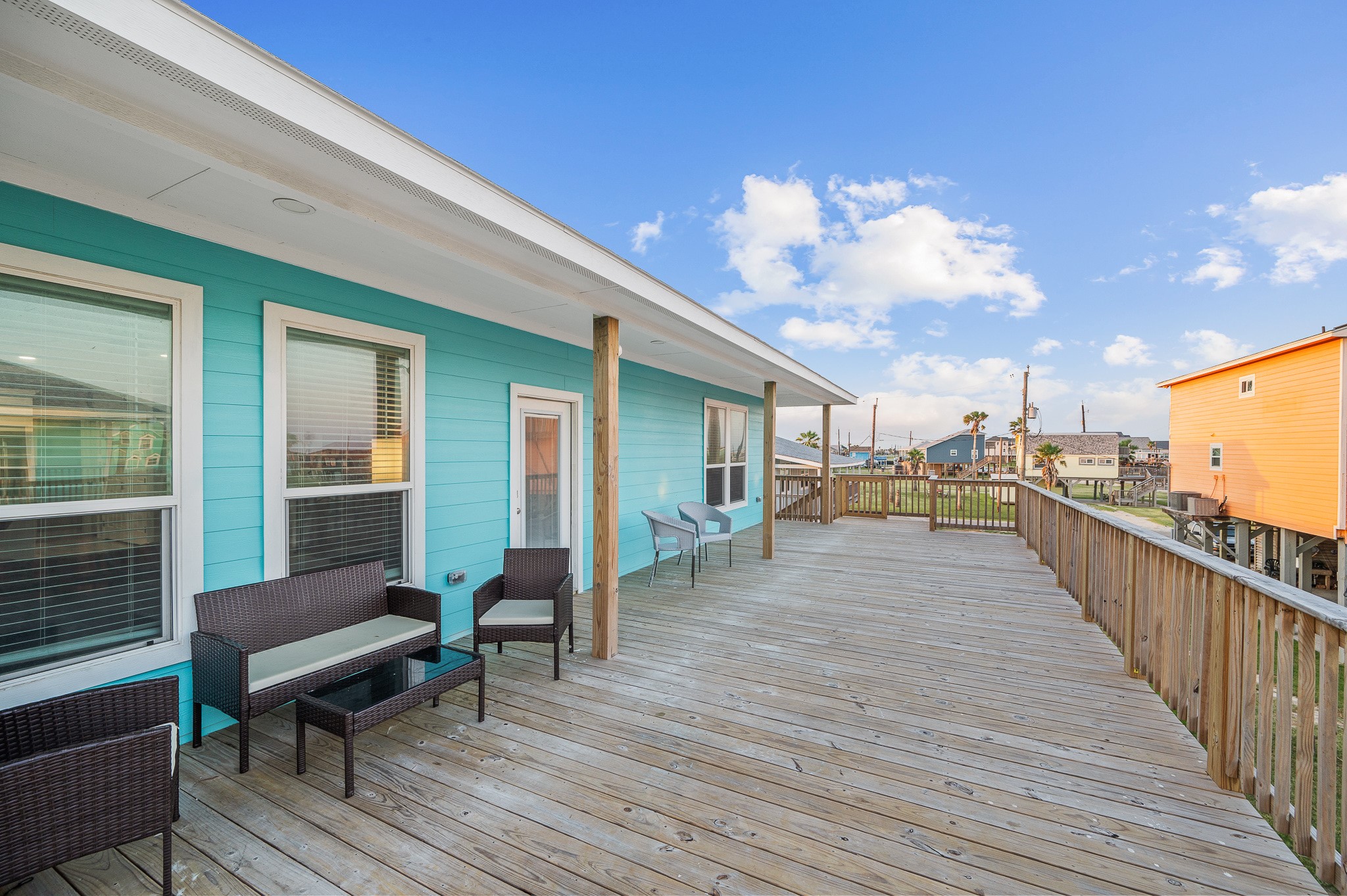 305 Jettyview Road, Unit A Surfside Beach, TX 77541 - Photo 31 of 41 a view of a balcony with chairs