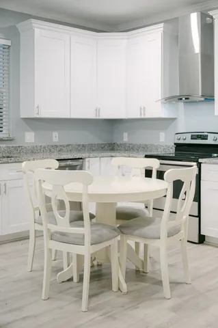 a view of a fireplace