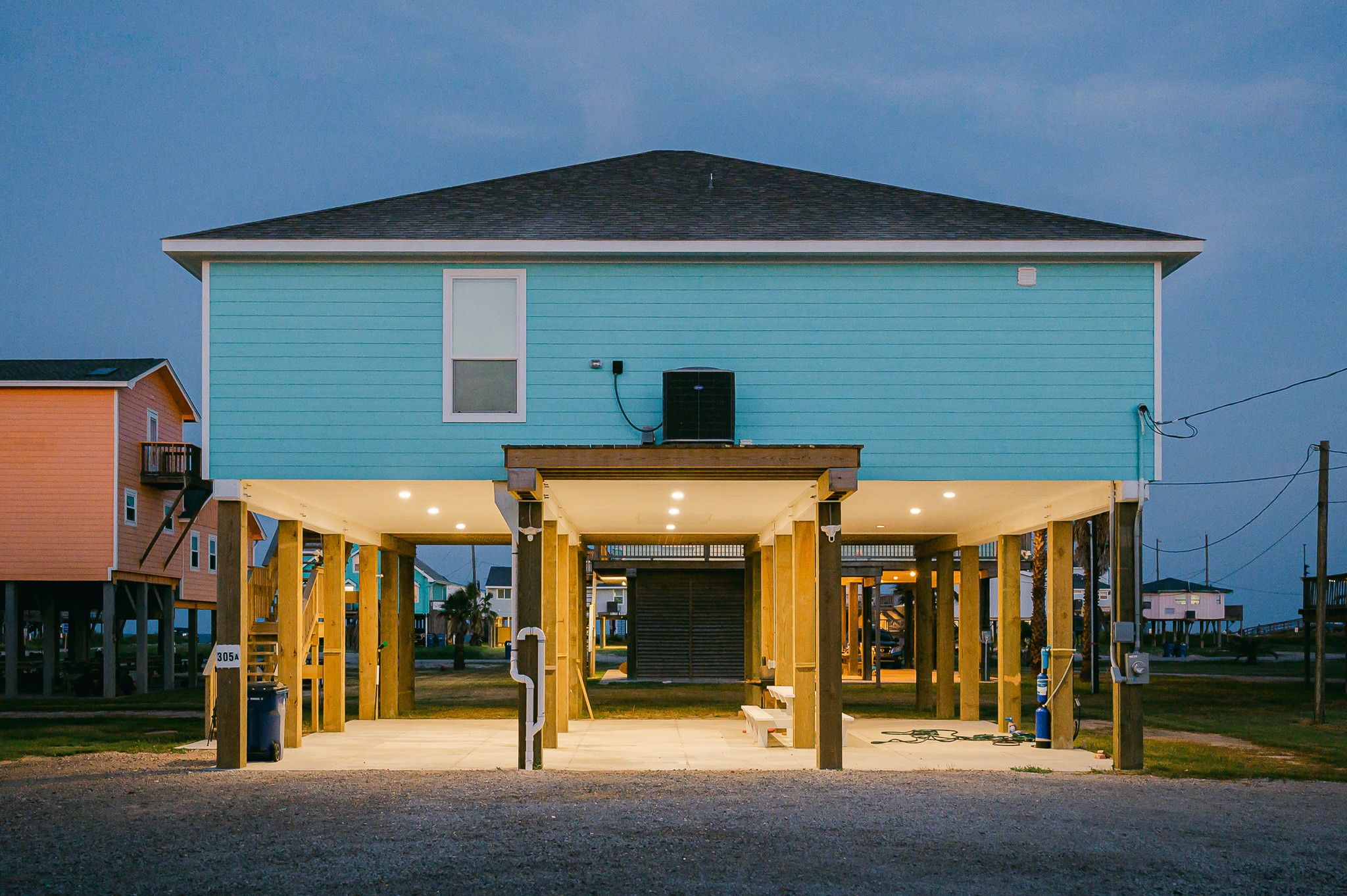 305 Jettyview Road, Unit A Surfside Beach, TX 77541 - Photo 40 of 41 a front view of a house