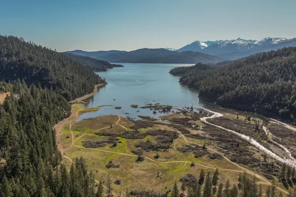 a view of workspace with wooden floor