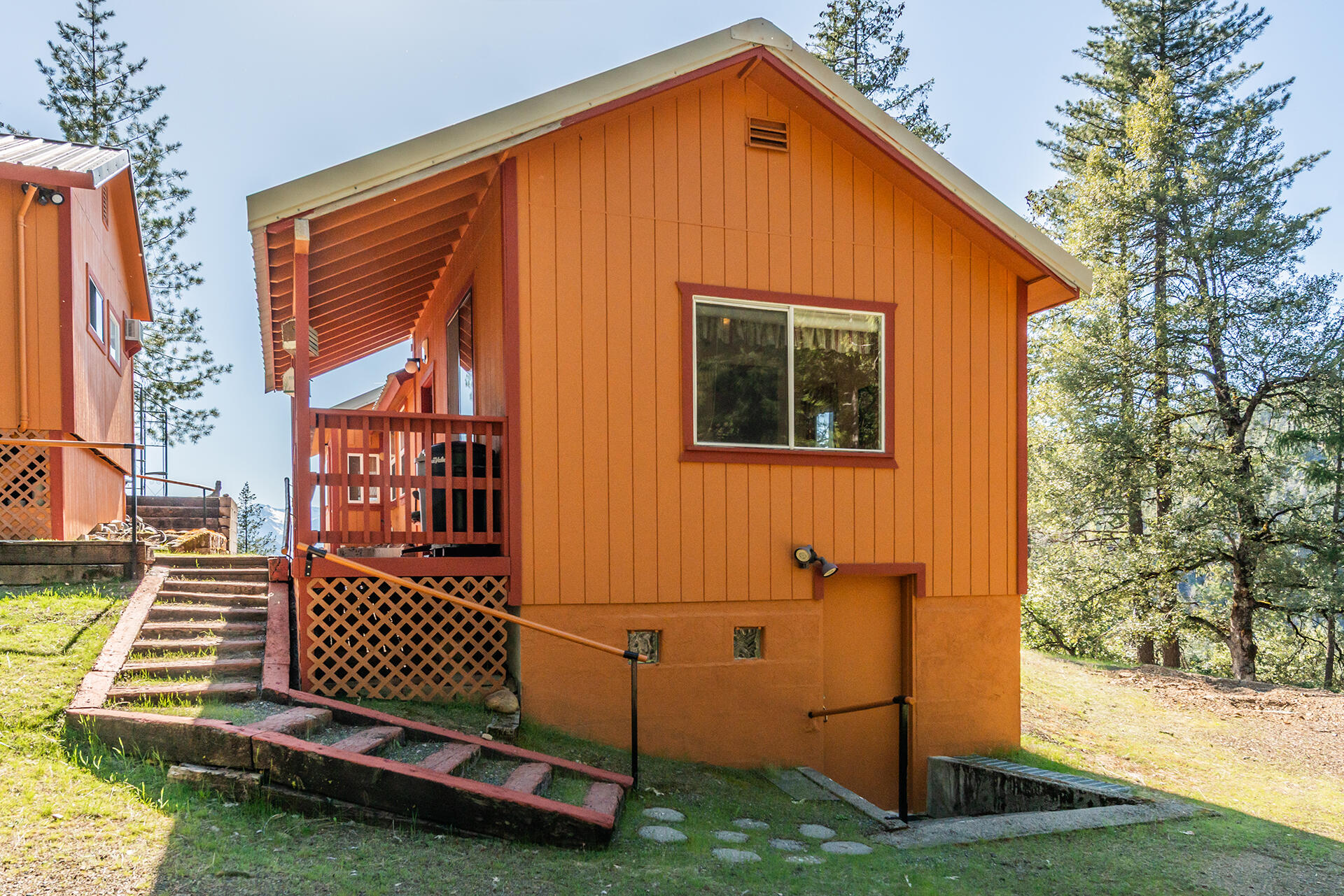 8341 East Side Road Trinity Center, CA 96091 - Photo 52 of 79 a backyard of a house with barbeque oven