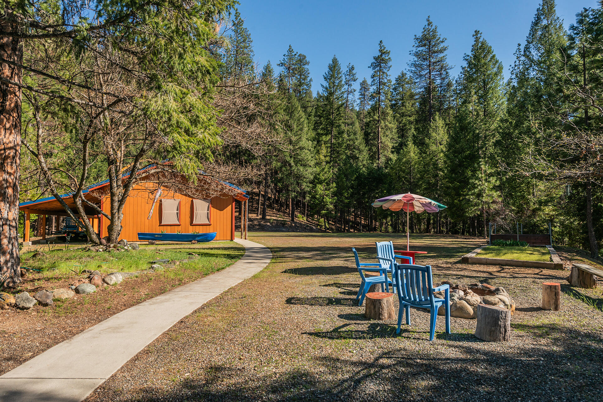 8341 East Side Road Trinity Center, CA 96091 - Photo 60 of 79 an outdoor space with patio and trees