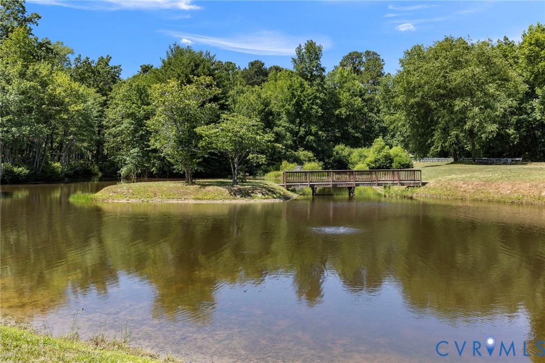 204 Village Court Ruther Glen, VA 22546 - Photo 26 of 27 a view of a lake in a forest