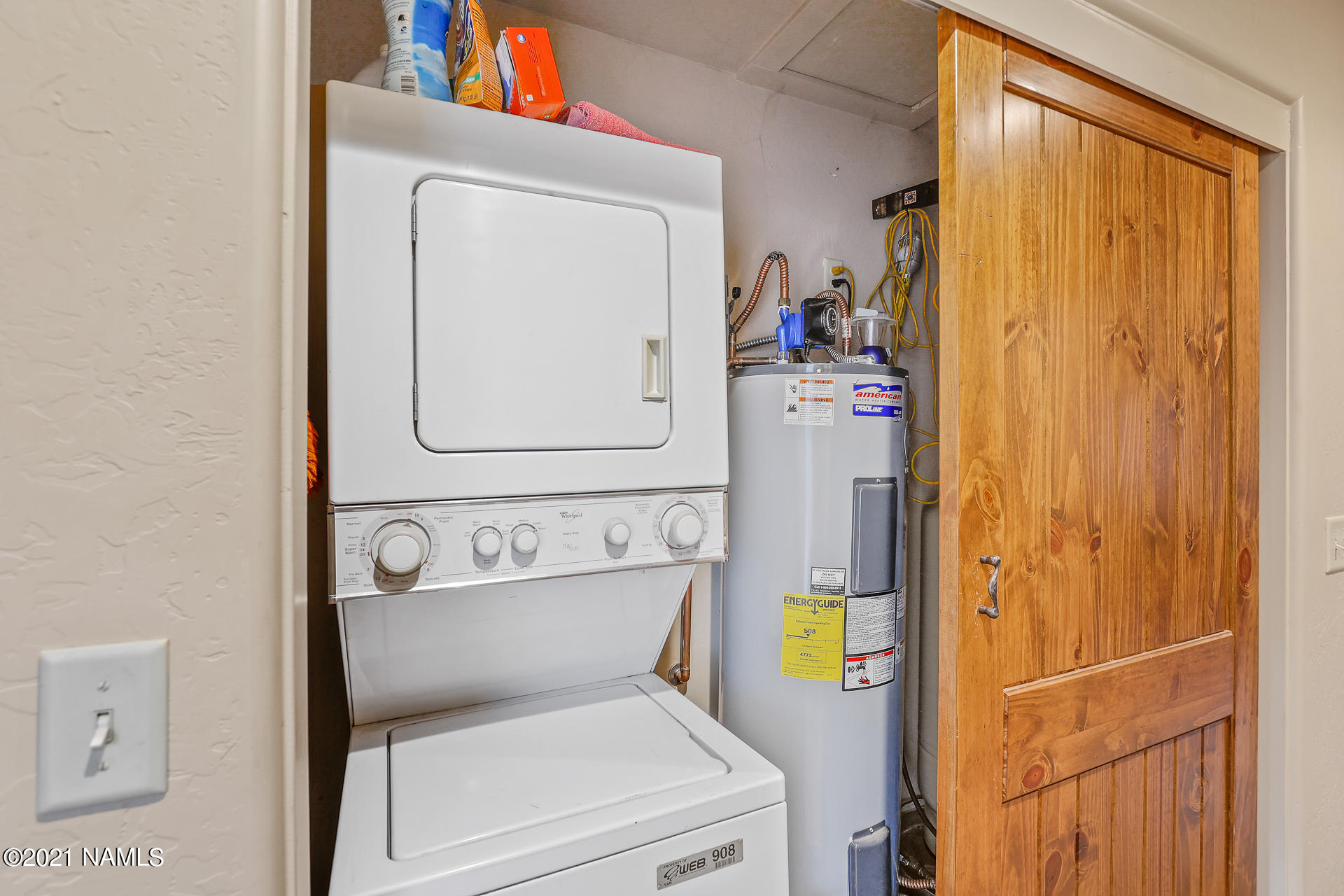 1678 North Spring Valley Road Parks, AZ 86018 - Photo 12 of 20 Laundry Closet