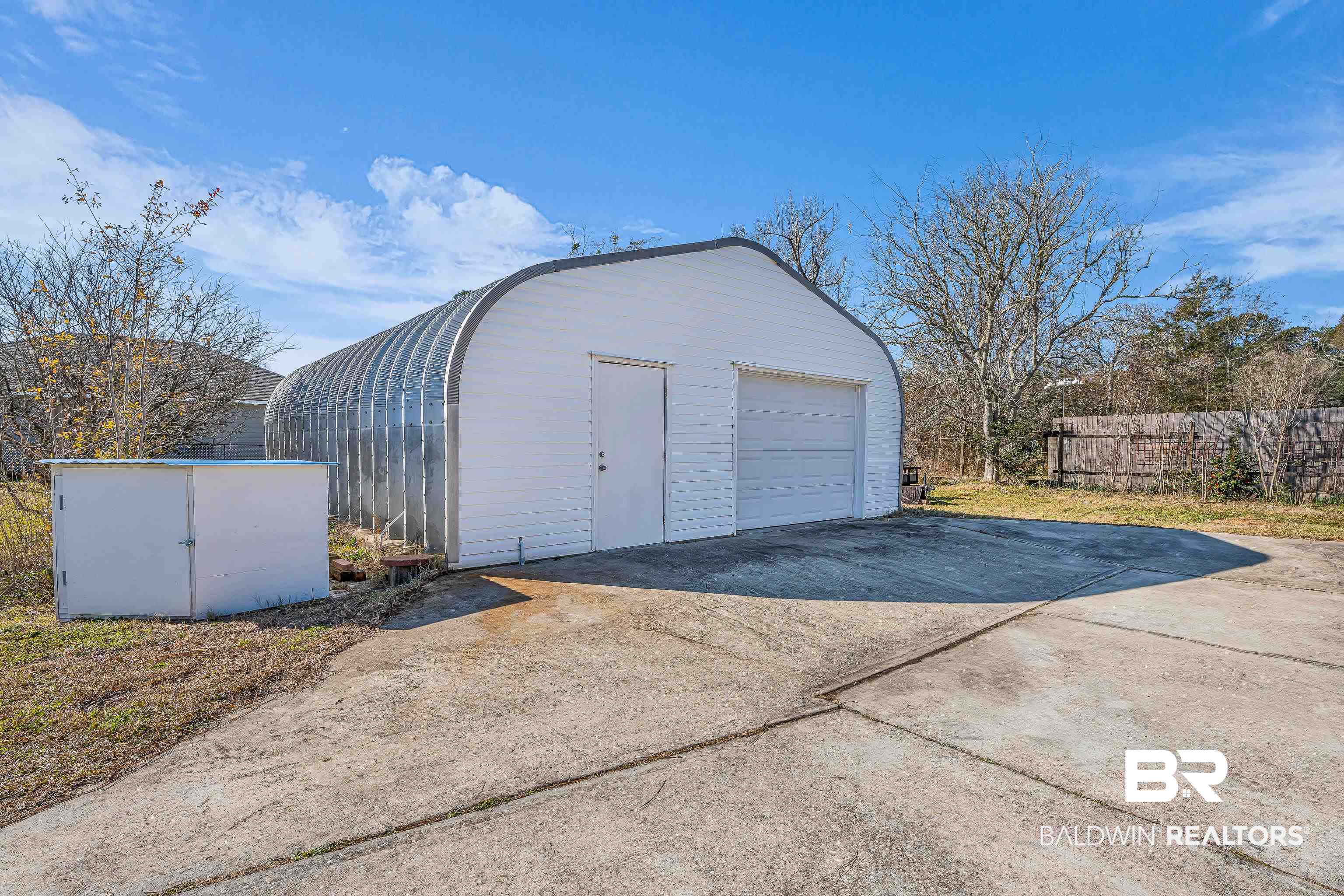 22095 8th Street Silverhill, AL 36576 - Photo 10 of 42 Detached garage with driveway