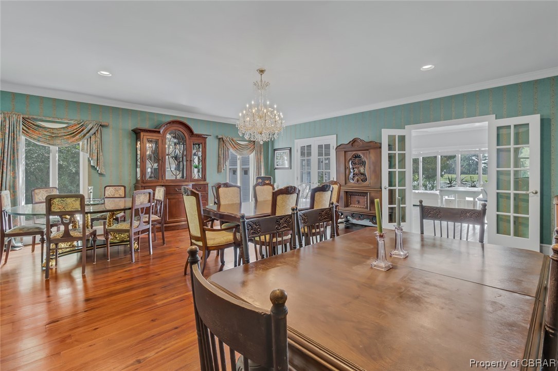 292 Crowder Point Drive Reedville, VA 22539 - Photo 10 of 50 Formal dining room with vast entertaining space