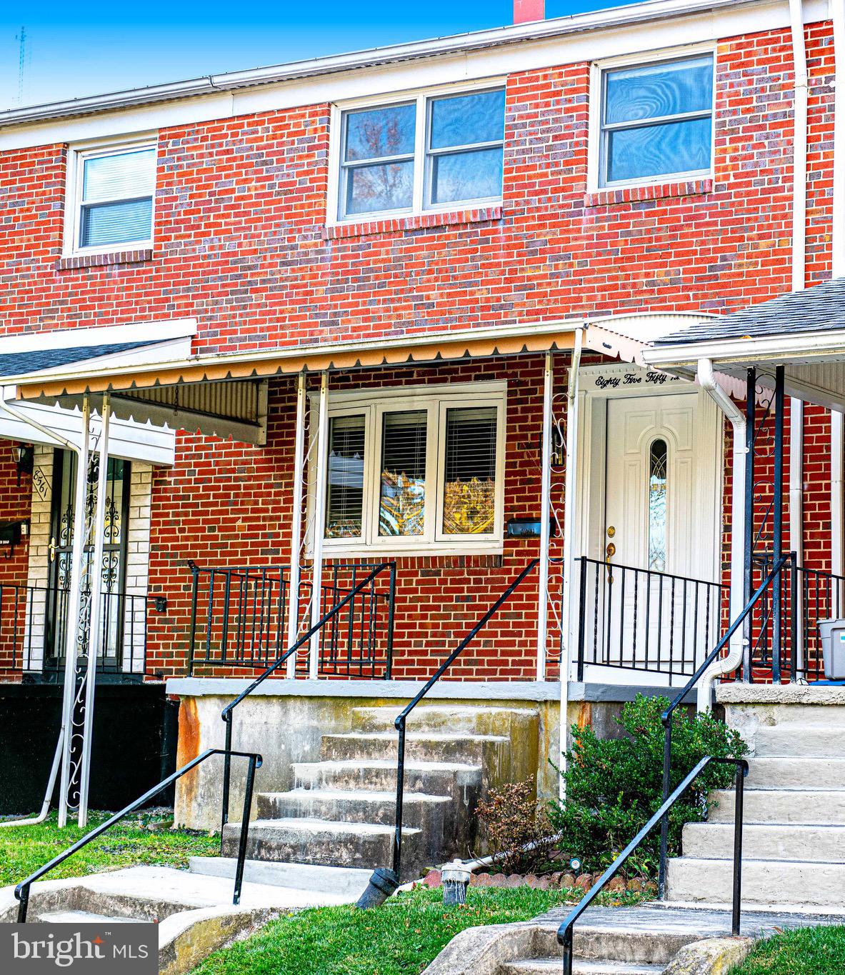 8559 Morven Road Baltimore, MD 21234 - Photo 3 of 27 a front view of a house having yard