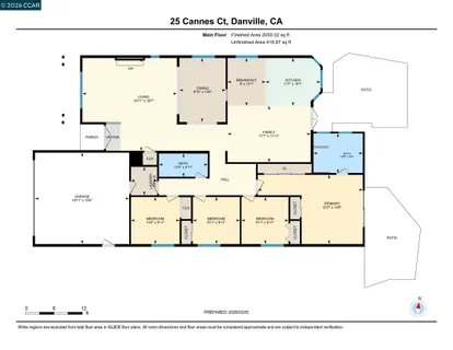 $1,799,800 | 25 Cannes Court, Danville, CA 94506