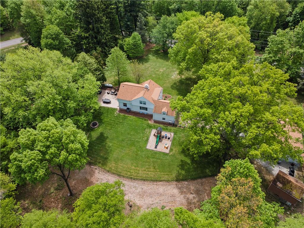 3566 Green Garden Road Aliquippa, PA 15001 - Photo 2 of 50 an aerial view of a house with a yard
