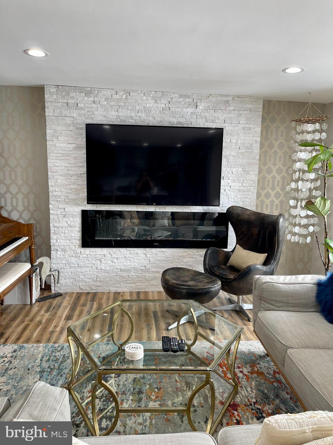 1656 Waters Edge Lane Reston, VA 20190 - Photo 10 of 83 Stone wall with electric fire place