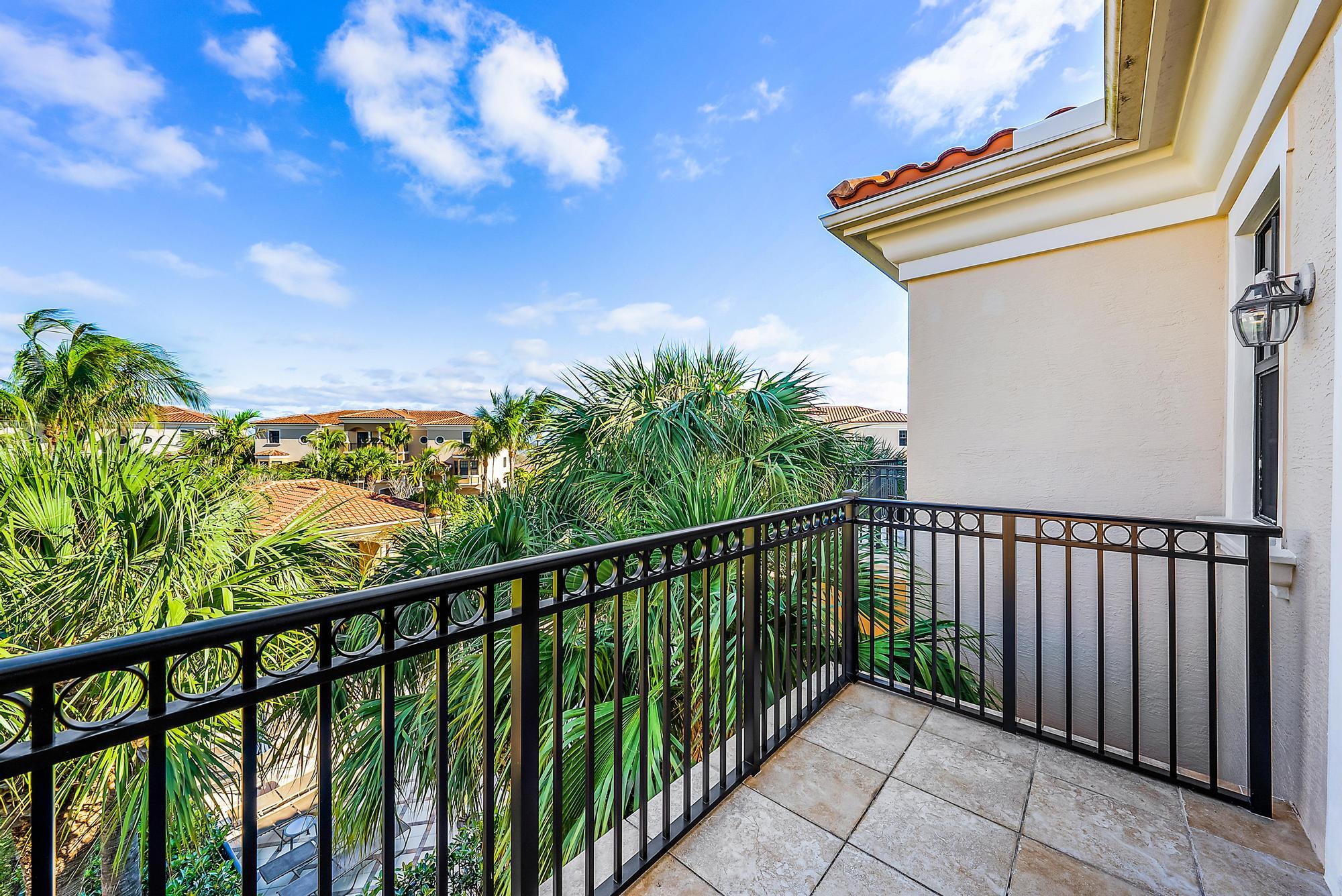 501 Del Sol Circle Tequesta, FL 33469 - Photo 22 of 32 Balcony with peak of intracoastal