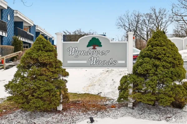 a sign on the side of a road