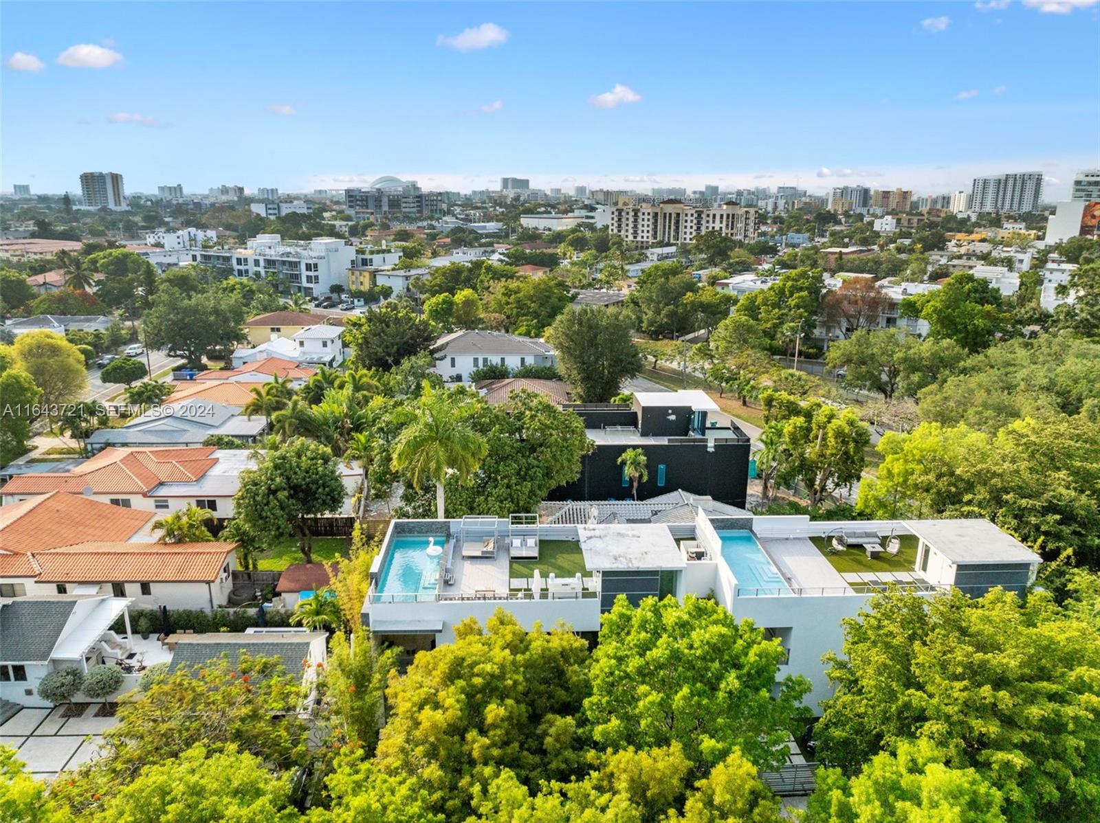 1510 Southwest 4th Avenue Miami, FL 33129 - Photo 42 of 46 an aerial view of a house with a lake view