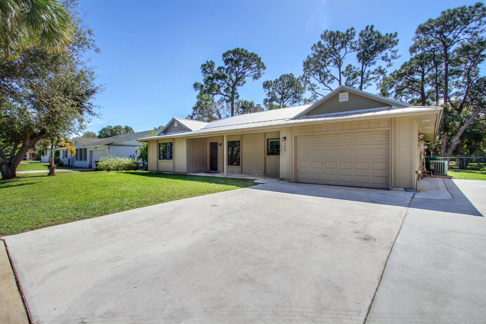 Front view from driveway