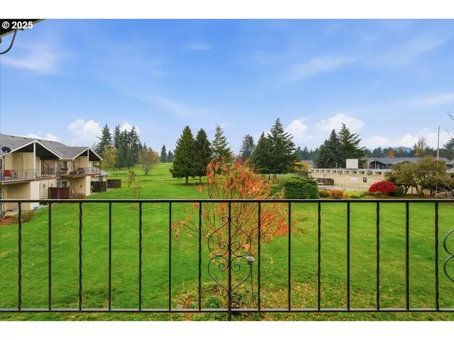 a backyard of a house