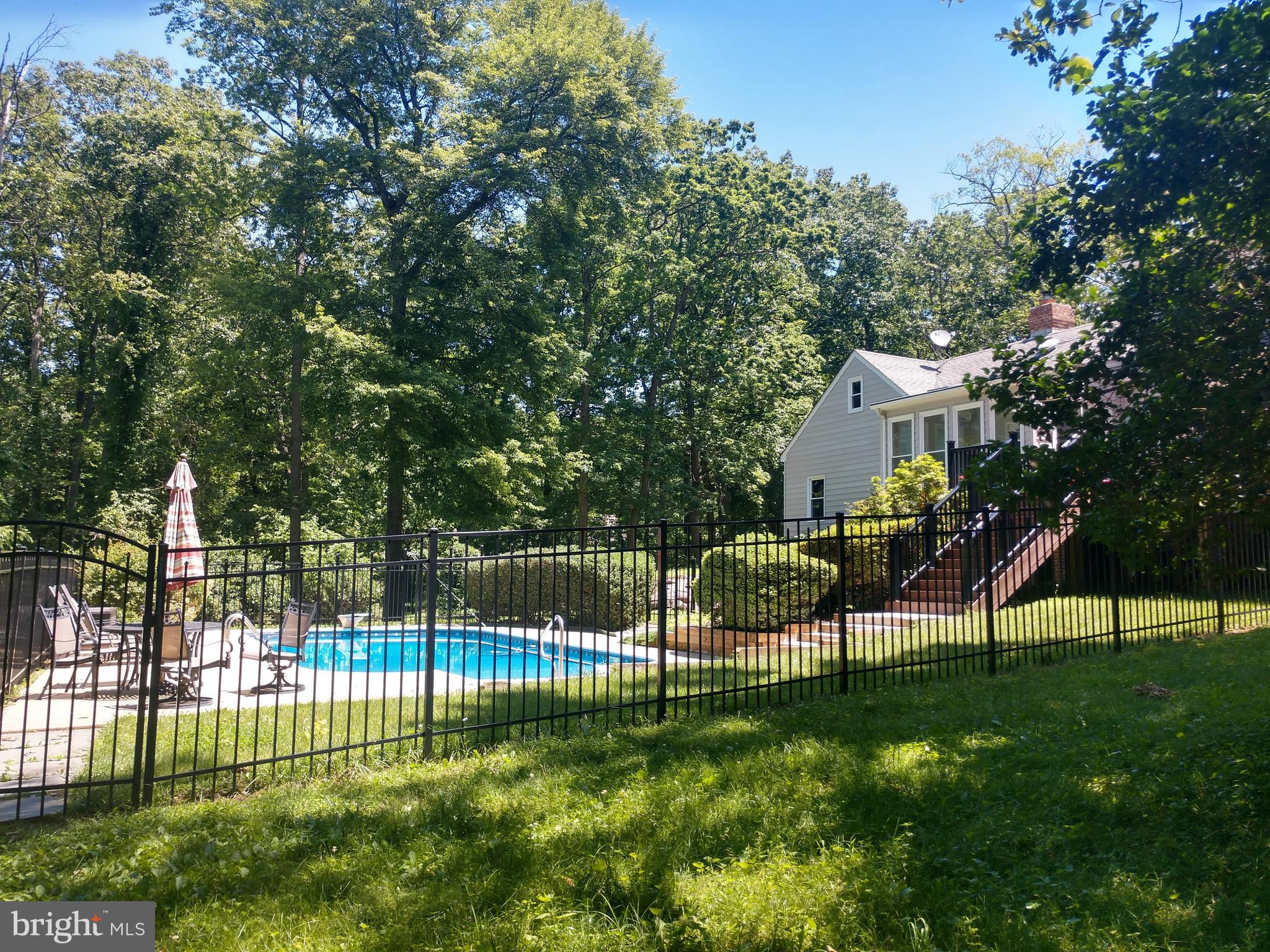 23208 Peach Tree Road Clarksburg, MD 20871 - Photo 47 of 51 Fenced pool plus spacious rear yard