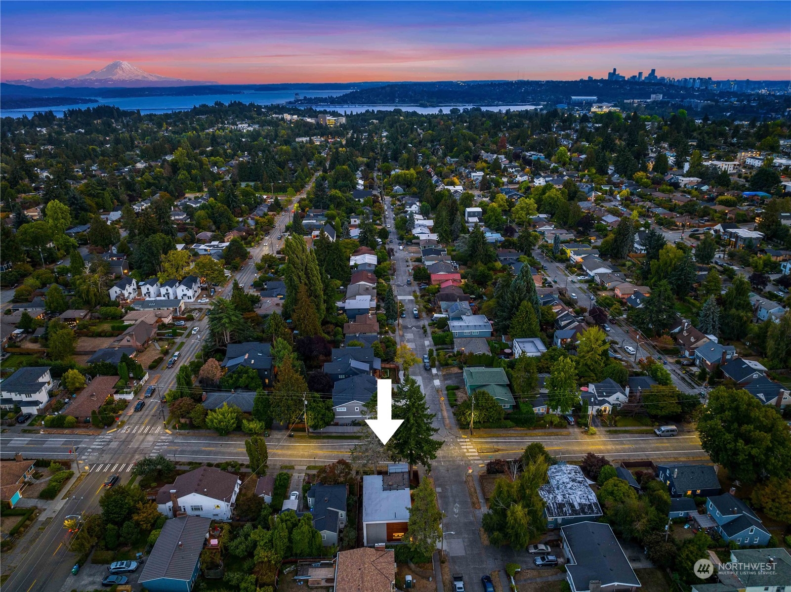3900 Northeast 70th Street Seattle, WA 98115 - Photo 39 of 40 an aerial view of residential houses with outdoor space and trees