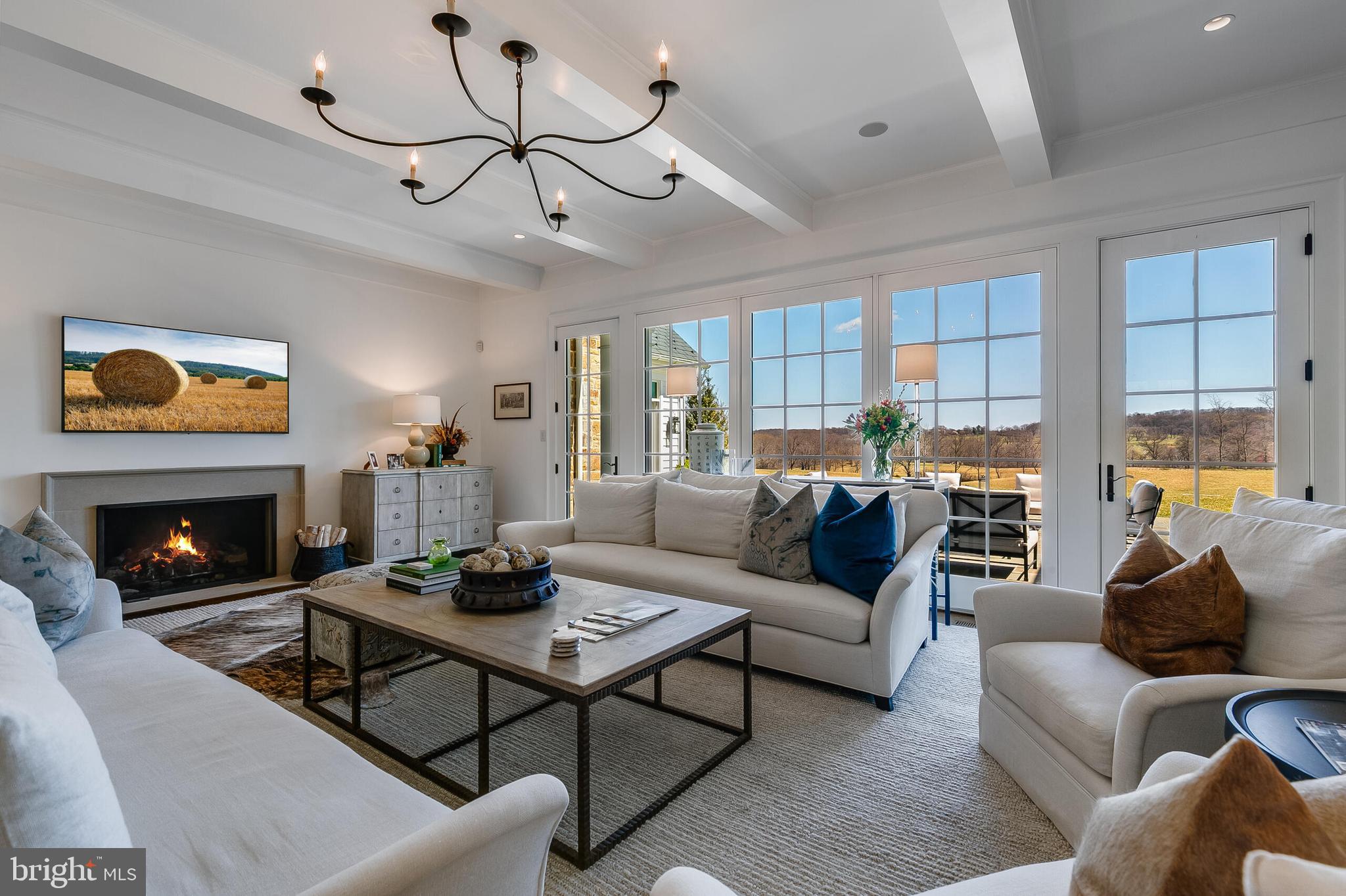 7316 Old Carters Mill Road The Plains, VA 20198 - Photo 28 of 61 Living room with fireplace
