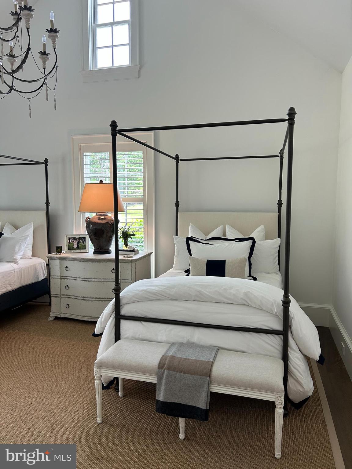 7316 Old Carters Mill Road The Plains, VA 20198 - Photo 43 of 61 a bedroom with a bed a mirror and lamp