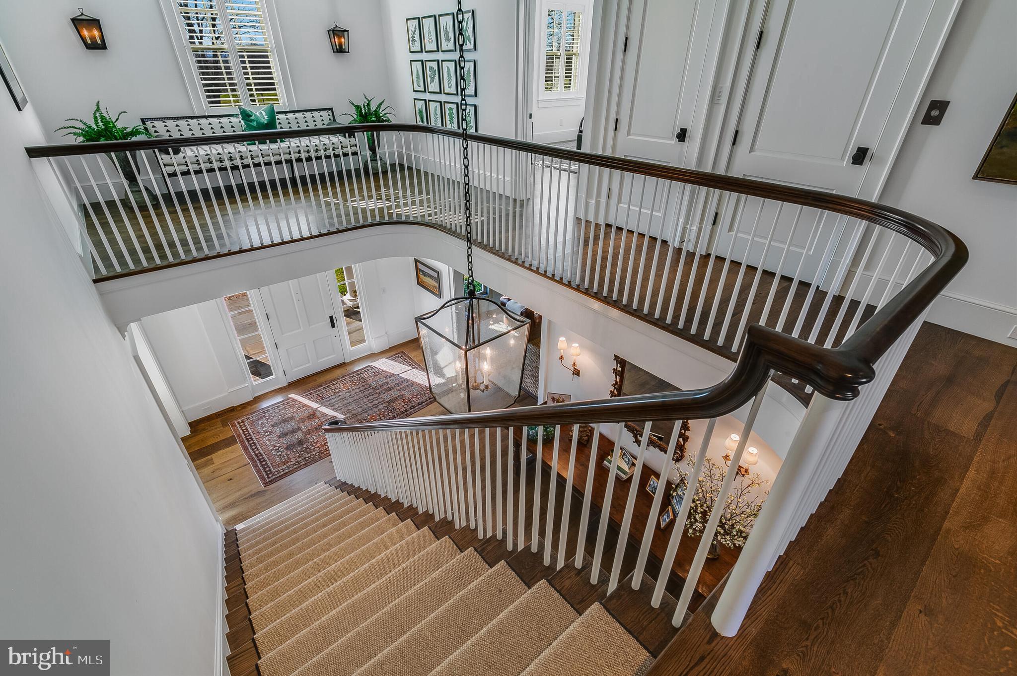 7316 Old Carters Mill Road The Plains, VA 20198 - Photo 46 of 61 a view of staircase with railing and white walls