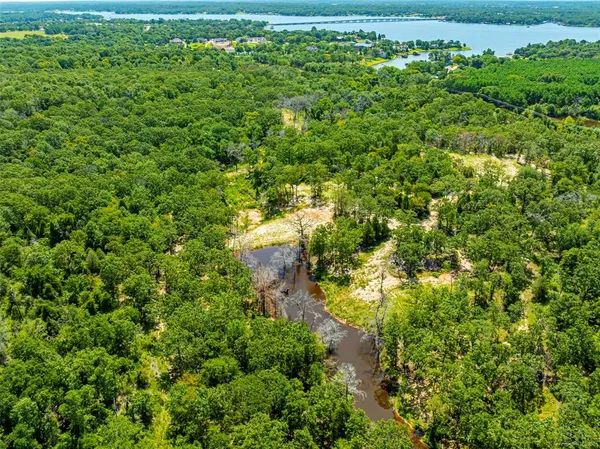 a view of a lush green field