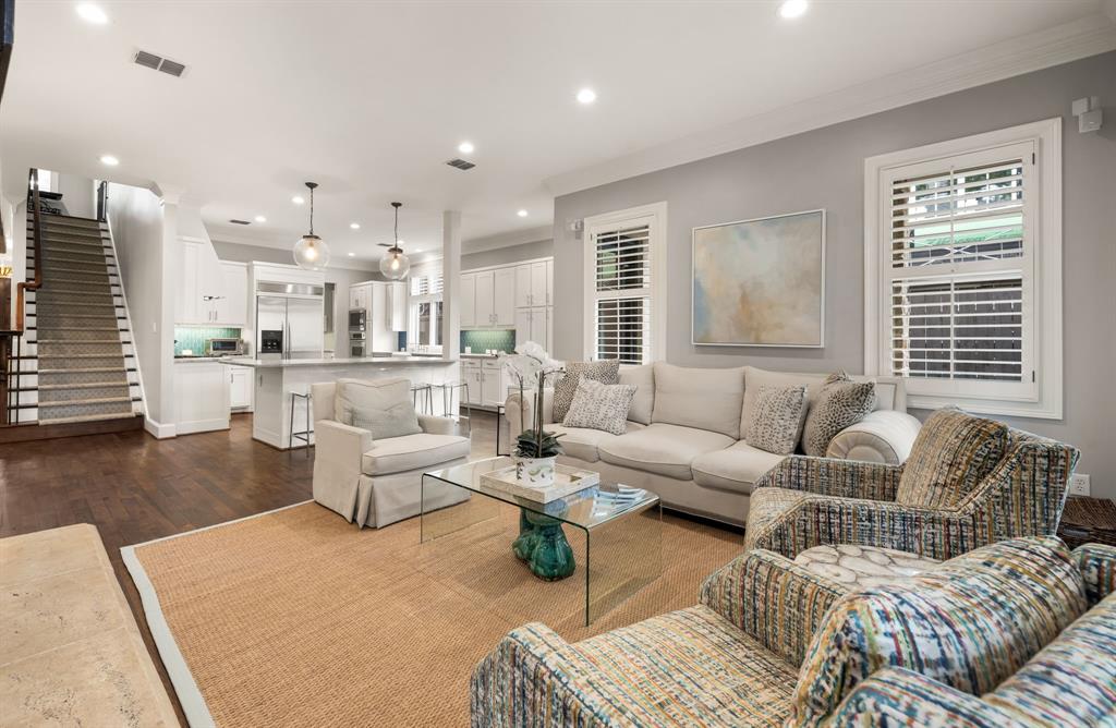 4715 Purdue Avenue Dallas, TX 75209 - Photo 9 of 30 a living room with furniture and a large window