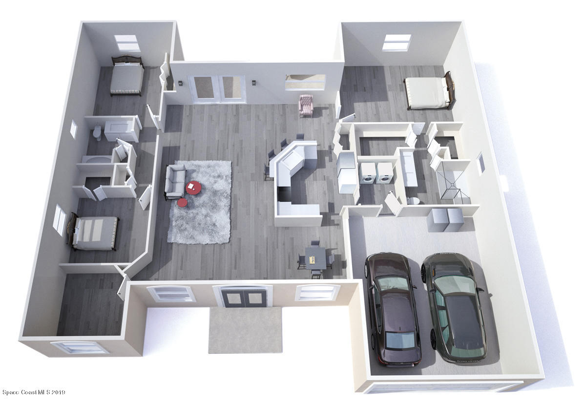 716 Doverbrook Road Northwest Palm Bay, FL 32907 - Photo 3 of 3 3D-Floor-Plan-Batavia-3-REVISED