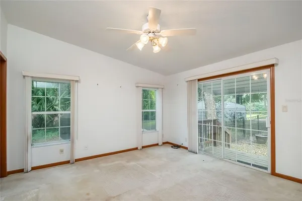 a view of an empty room