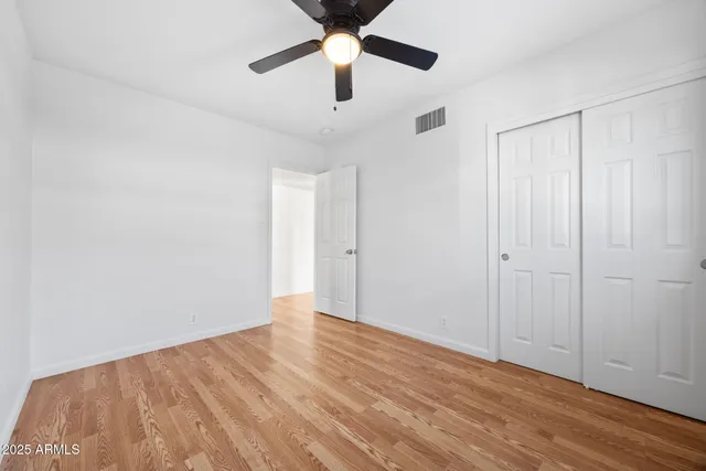 wooden floor in an empty room