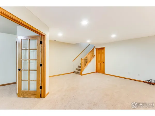 a view of an empty room