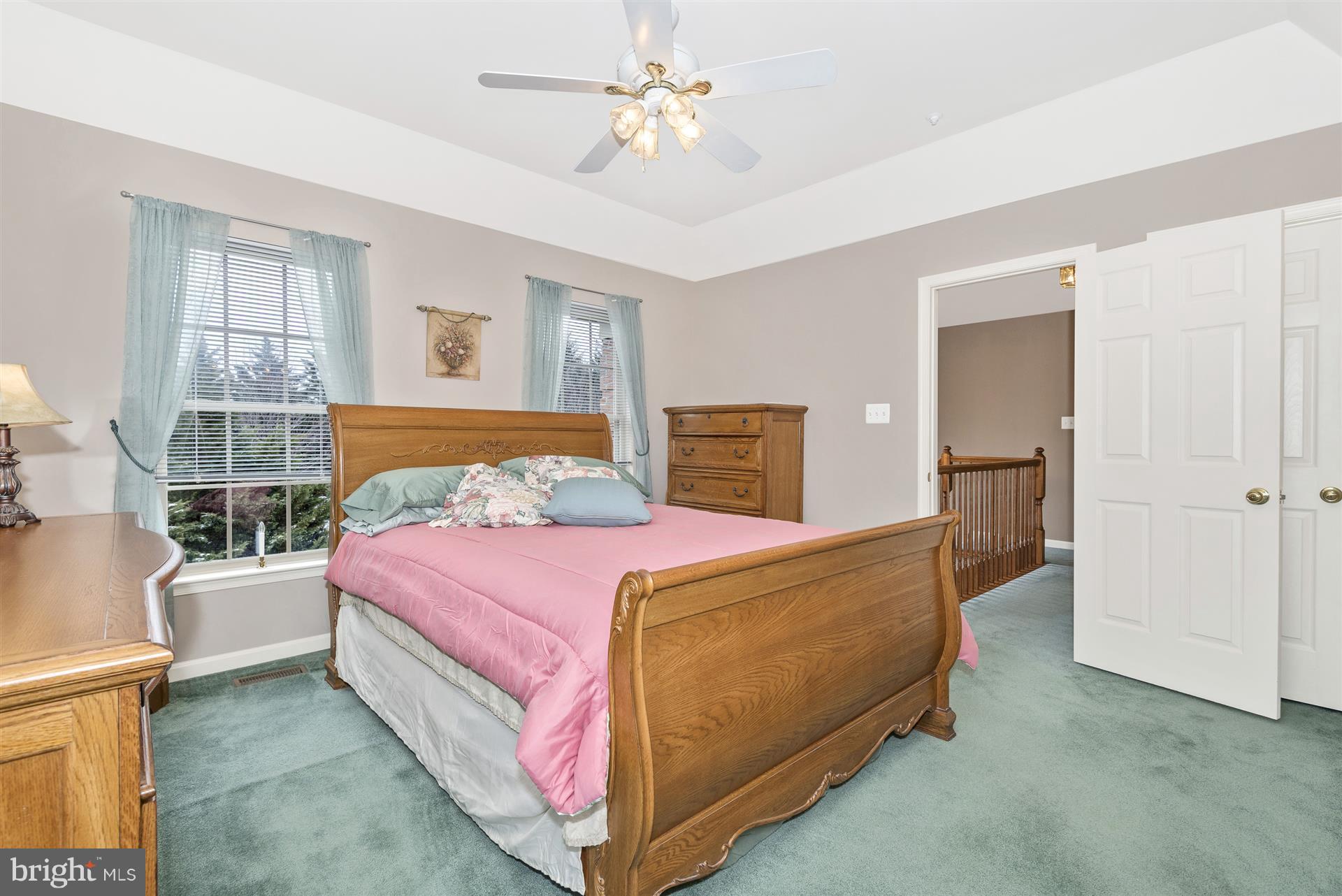 2400 Rippling Brook Road Frederick, MD 21701 - Photo 11 of 30 Master bedroom has tray ceiling, ceiling fan