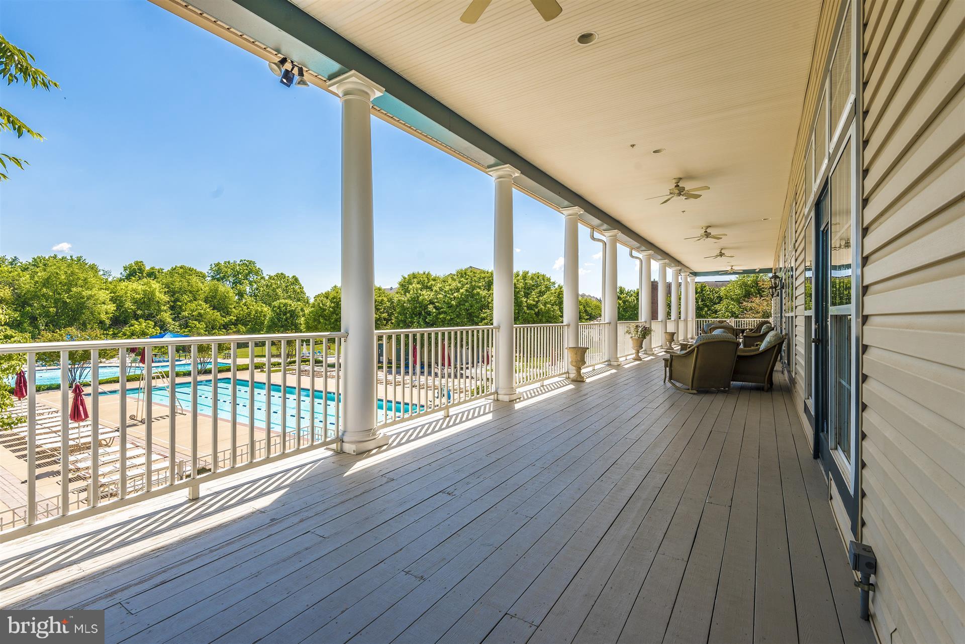 2400 Rippling Brook Road Frederick, MD 21701 - Photo 27 of 30 Clubhouse back porch overlooks swimming pools