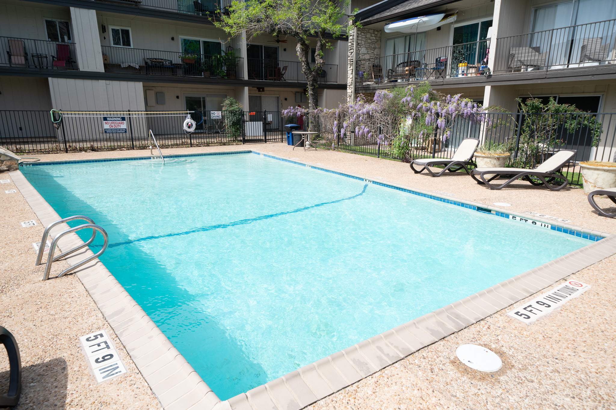 500 East Riverside Drive, Unit 242 Austin, TX 78704 - Photo 36 of 40 Pool featuring a patio and fence