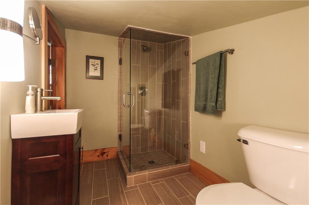1094 Edes Falls Road Harrison, ME 04040 - Photo 30 of 35 Bath with brand new tile and glass...