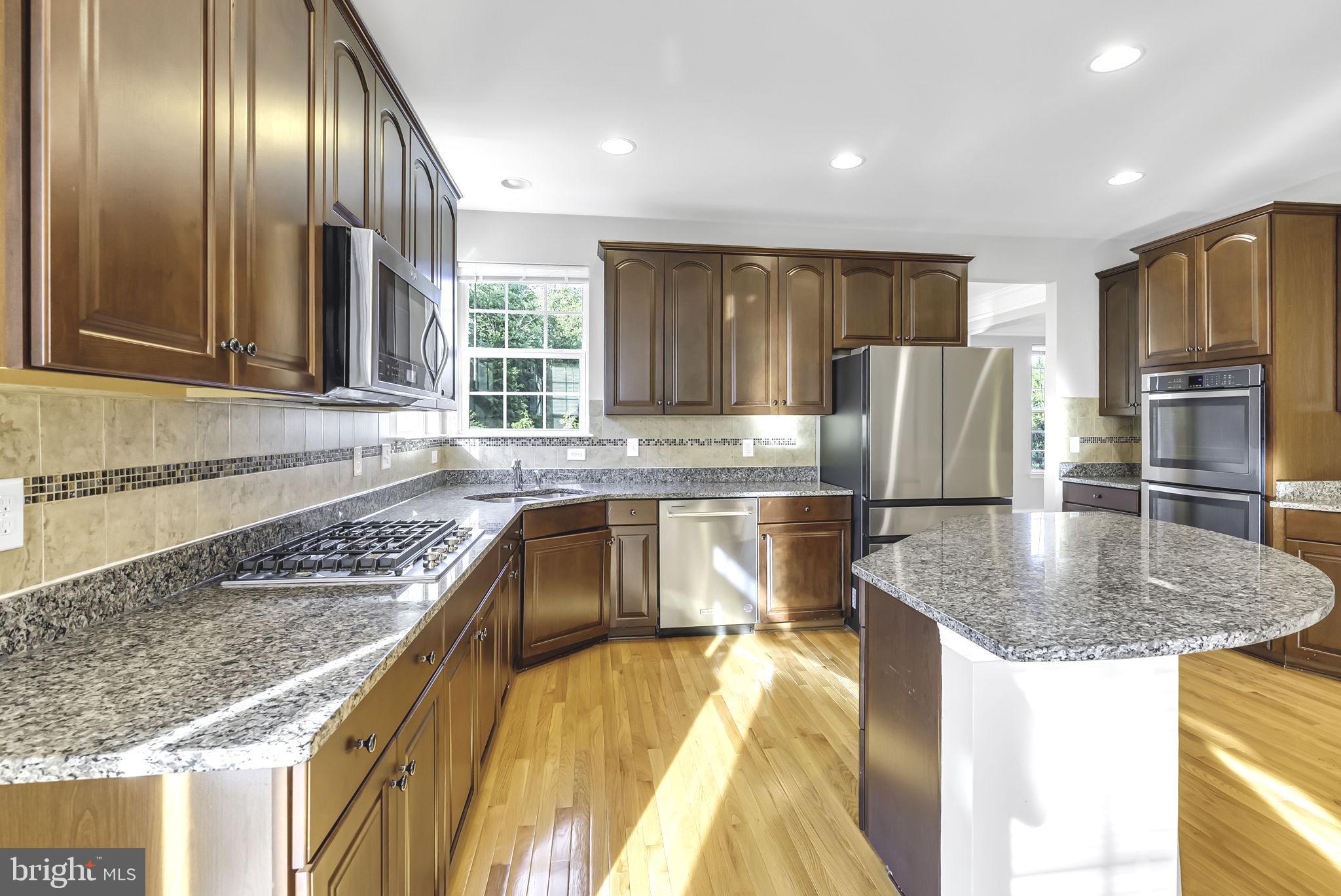 40560 Aldie Springs Drive Aldie, VA 20105 - Photo 12 of 68 a kitchen with stainless steel appliances granite countertop a sink a stove and a refrigerator