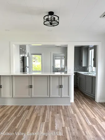 wooden floor in a kitchen