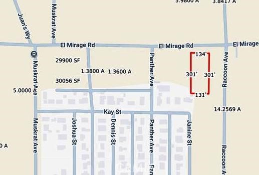0 El Mirage & Raccoon 0.91-acres Road Adelanto, CA 92301 - Photo 3 of 6 Street Map