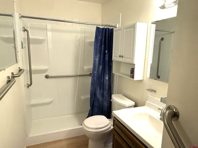 a view of a room with window