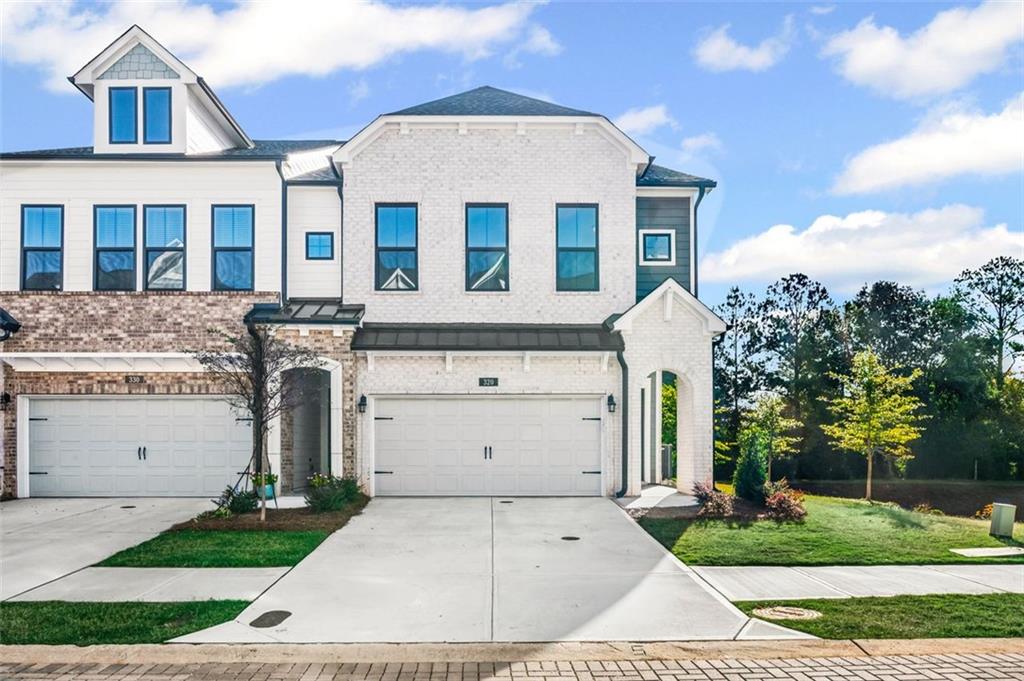 front view of house with a yard