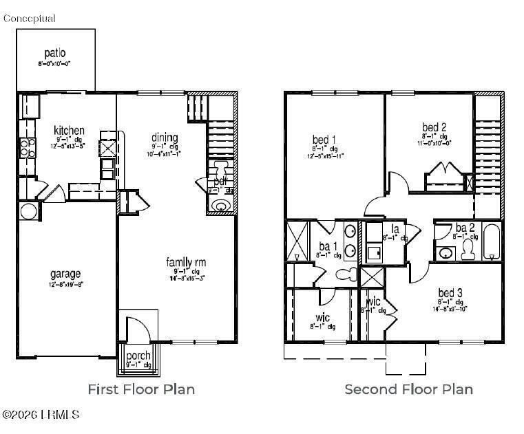 43 Pollen Drive Ridgeland, SC 29936 - Photo 19 of 19 Floorplan Image Brandon MLS