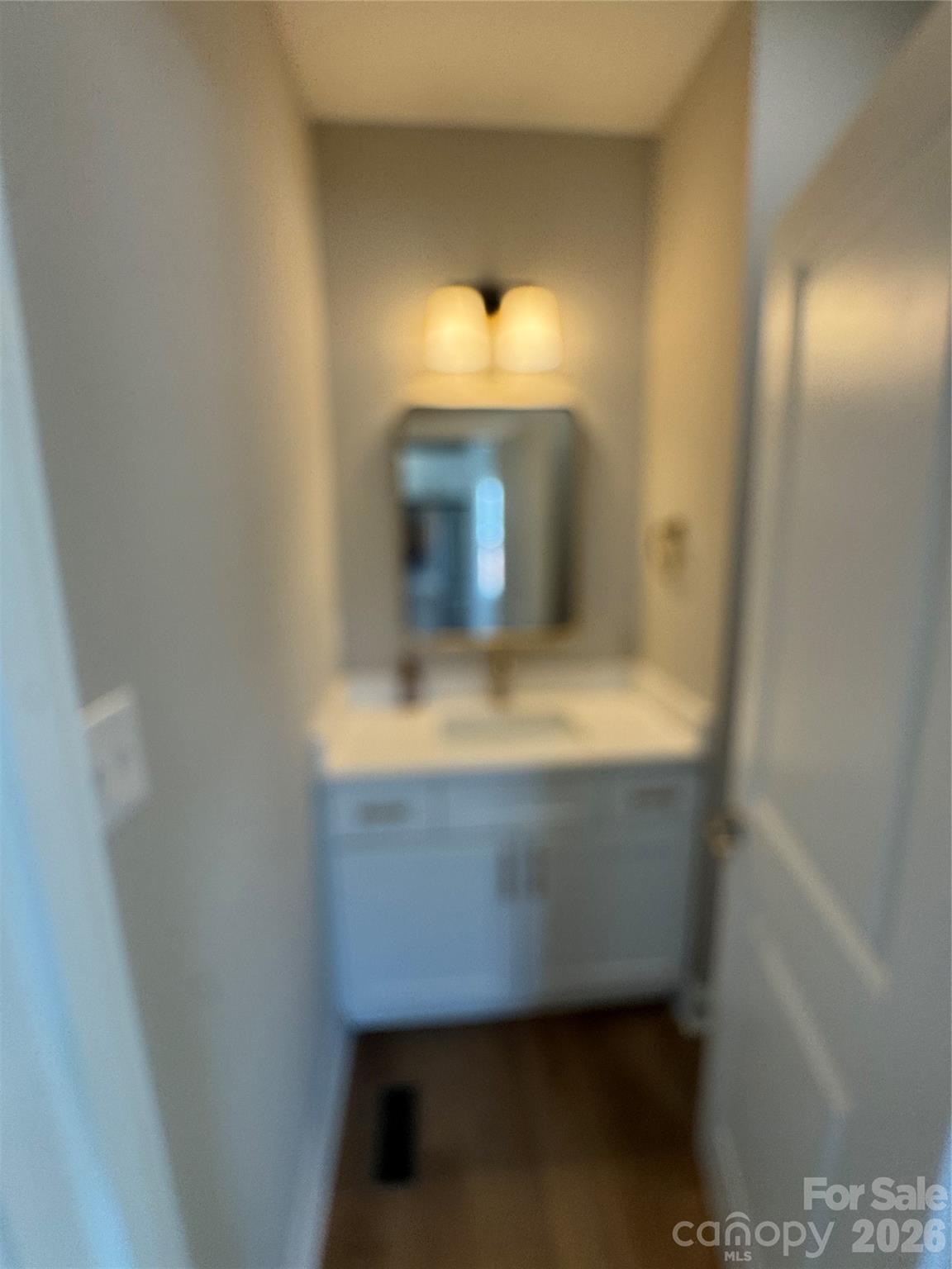 203 Lee Street Fort Mill, SC 29715 - Photo 14 of 19 a bathroom with a sink and a mirror