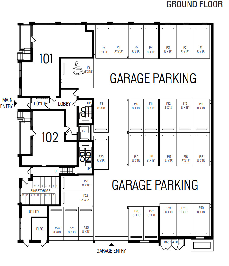 3204 North Kostner Avenue, Unit 506 Chicago, IL 60641 - Photo 22 of 23 a sign on top of a white wall
